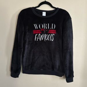 World Famous Mickey & Minnie Mouse Crew Neck Sweater Size : Small